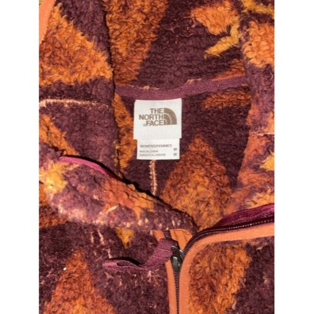 The North Face Womens Aztec Campshire 2.0 Sherpa Fleece Full Zip Vest Medium - Picture 3 of 4